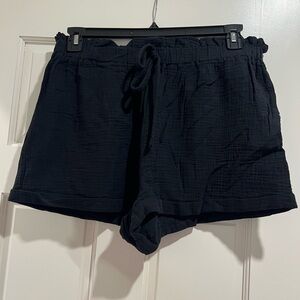 SHEIN Black High Waist Shorts